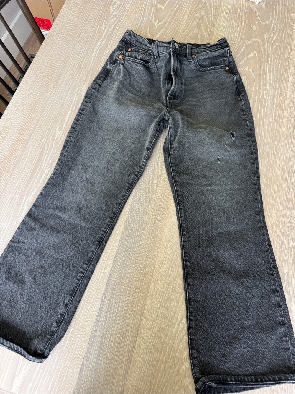 Pistola Women’s Washed Black Cropped Jeans